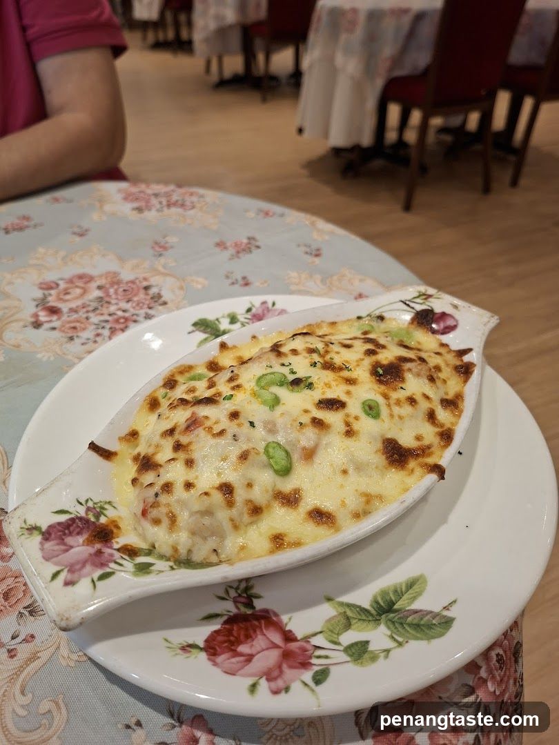 Dish in Restaurant Interior
