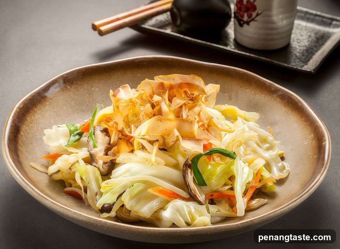 Cabbage and Mushroom Stir-Fry