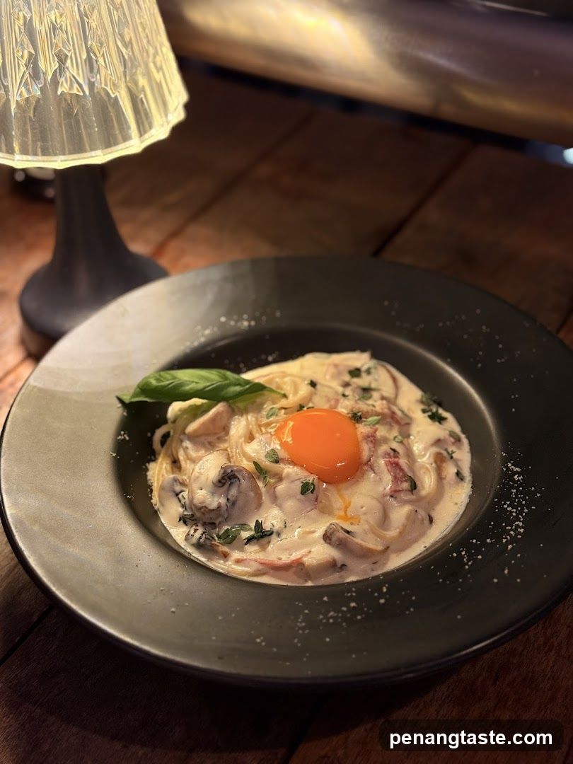 Pasta Dish with Egg Yolk
