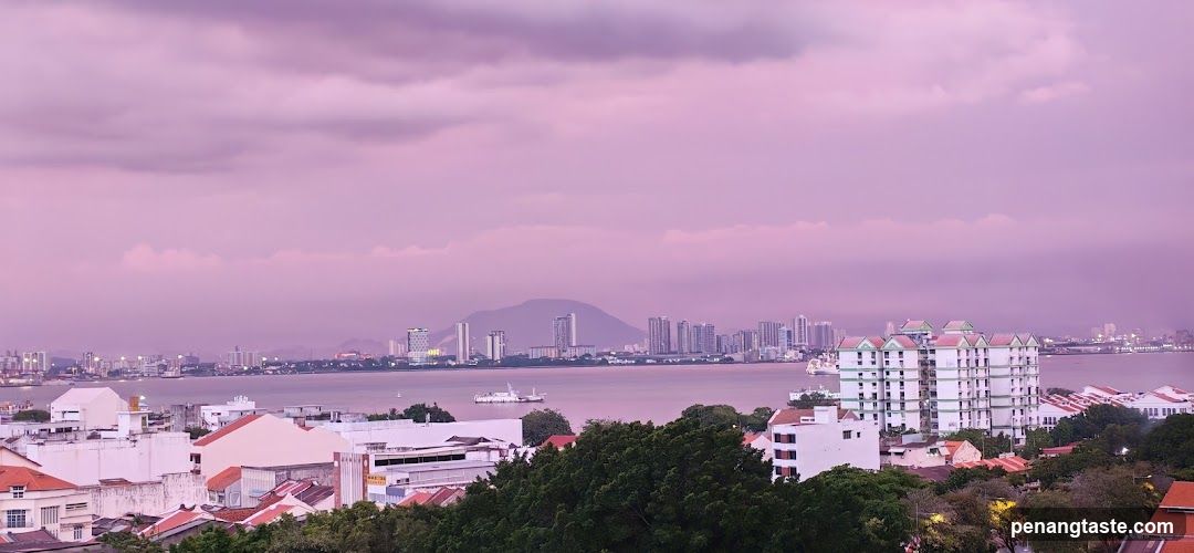 Cityscape at dusk