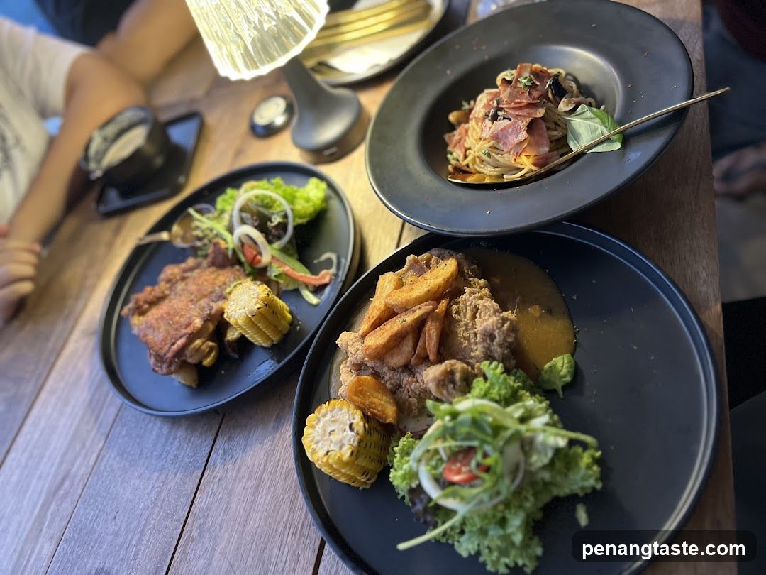 Dining Table with Food