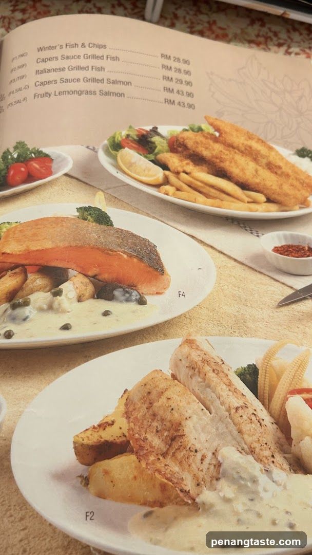 Fish & Chips Menu Section