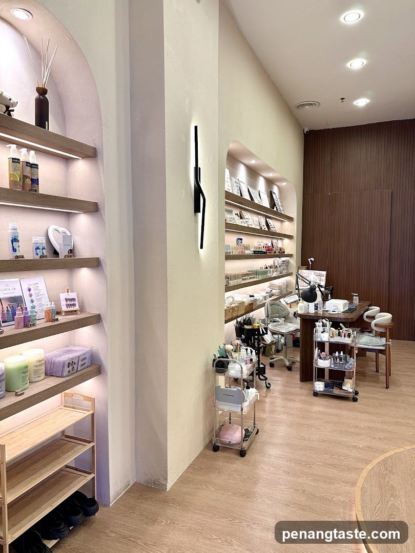 Interior of a beauty salon
