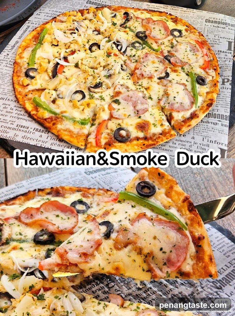 Hawaiian & Smoke Duck Pizza