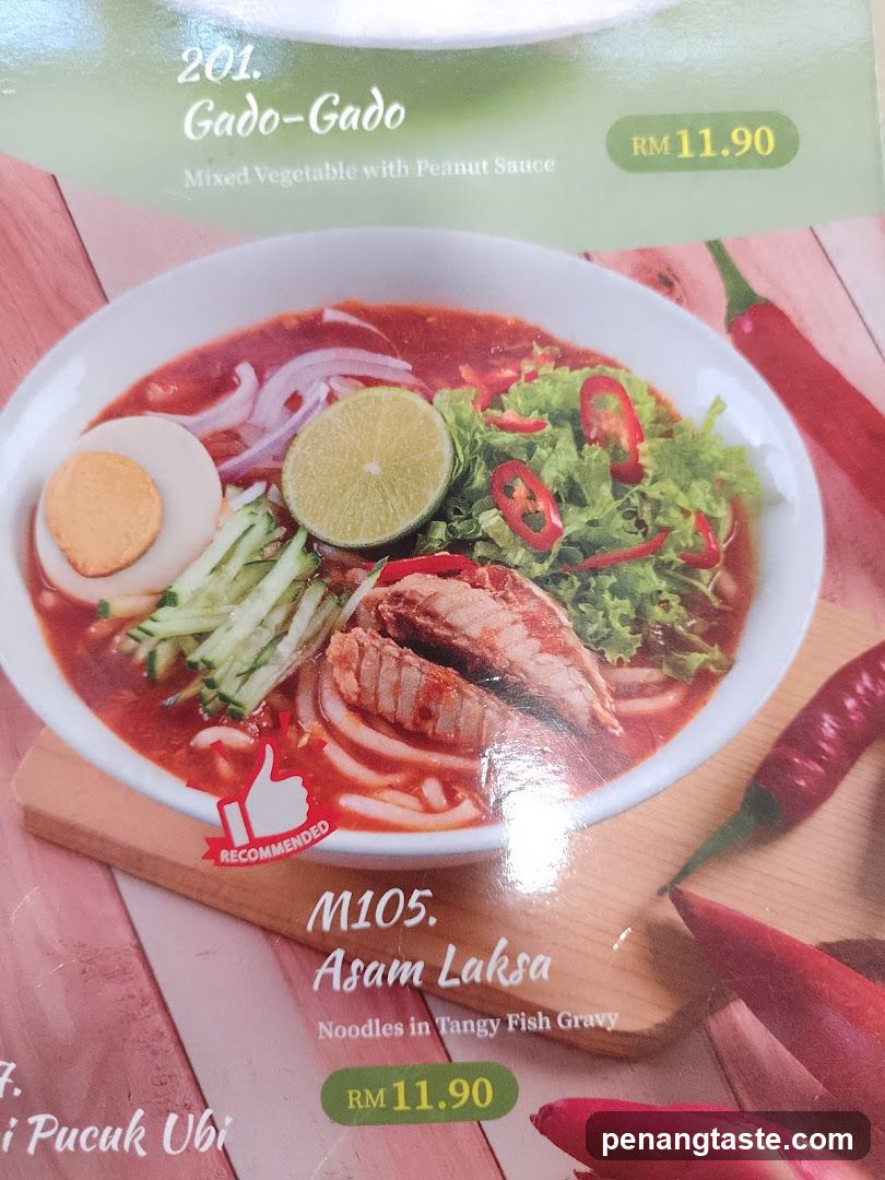 Asam Laksa Menu Item