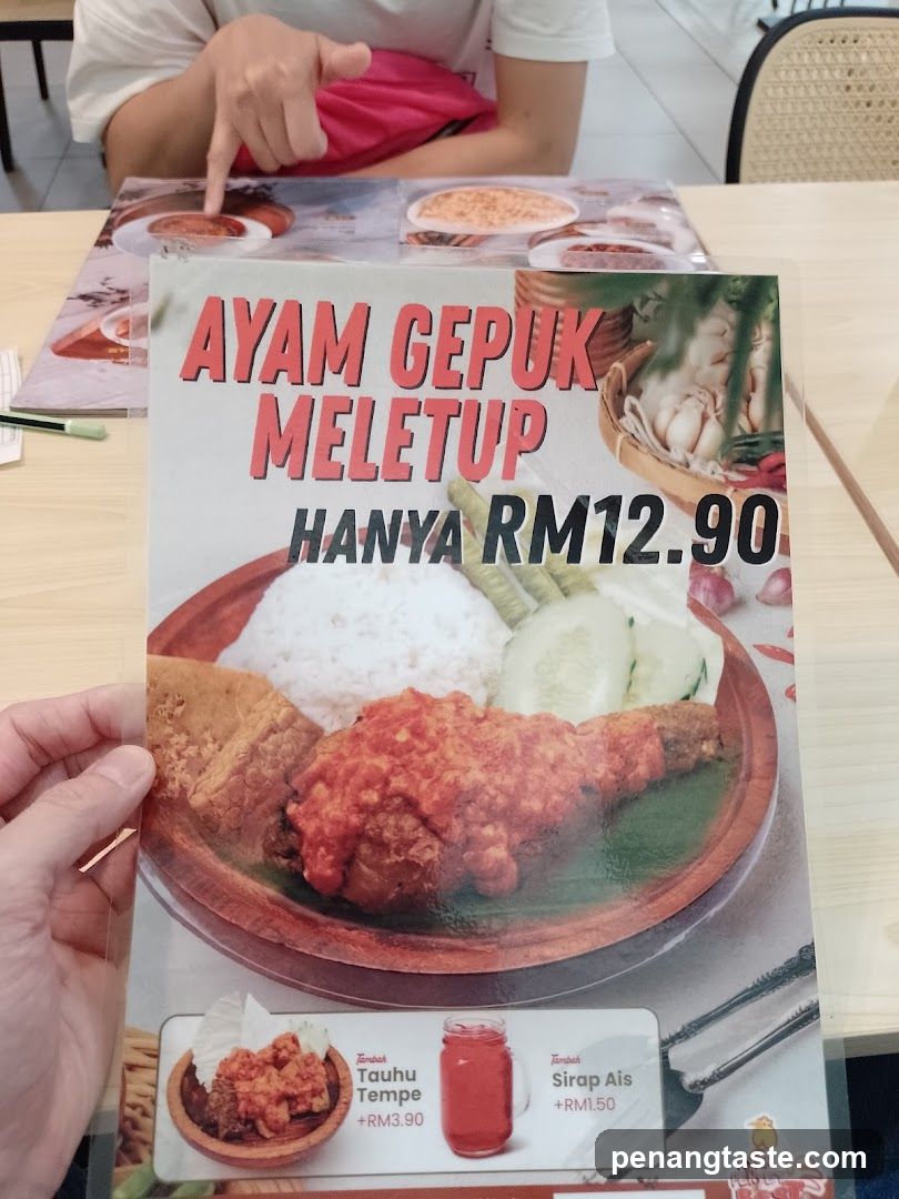 Menu Display at Restaurant
