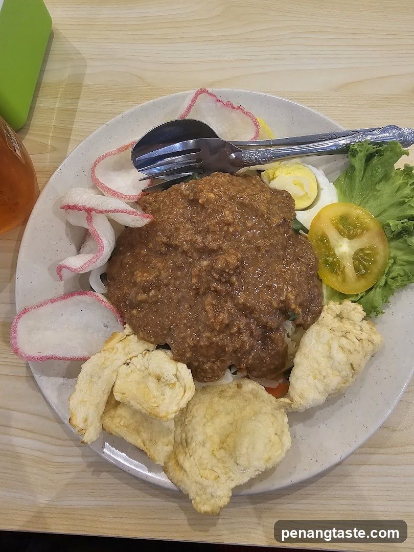 Food Plate on Wooden Table
