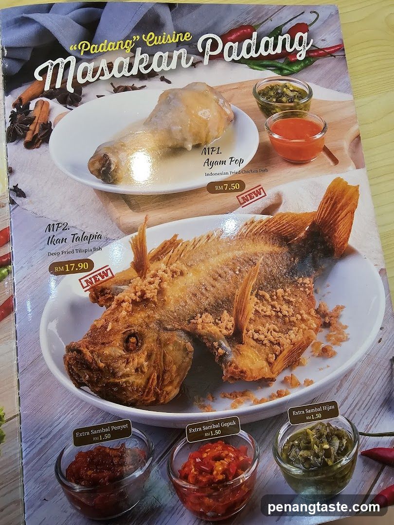 Padang Cuisine Masakan Padang Menu