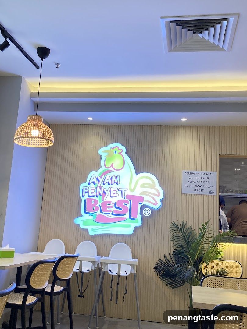 Interior of Ayam Penyet Best restaurant