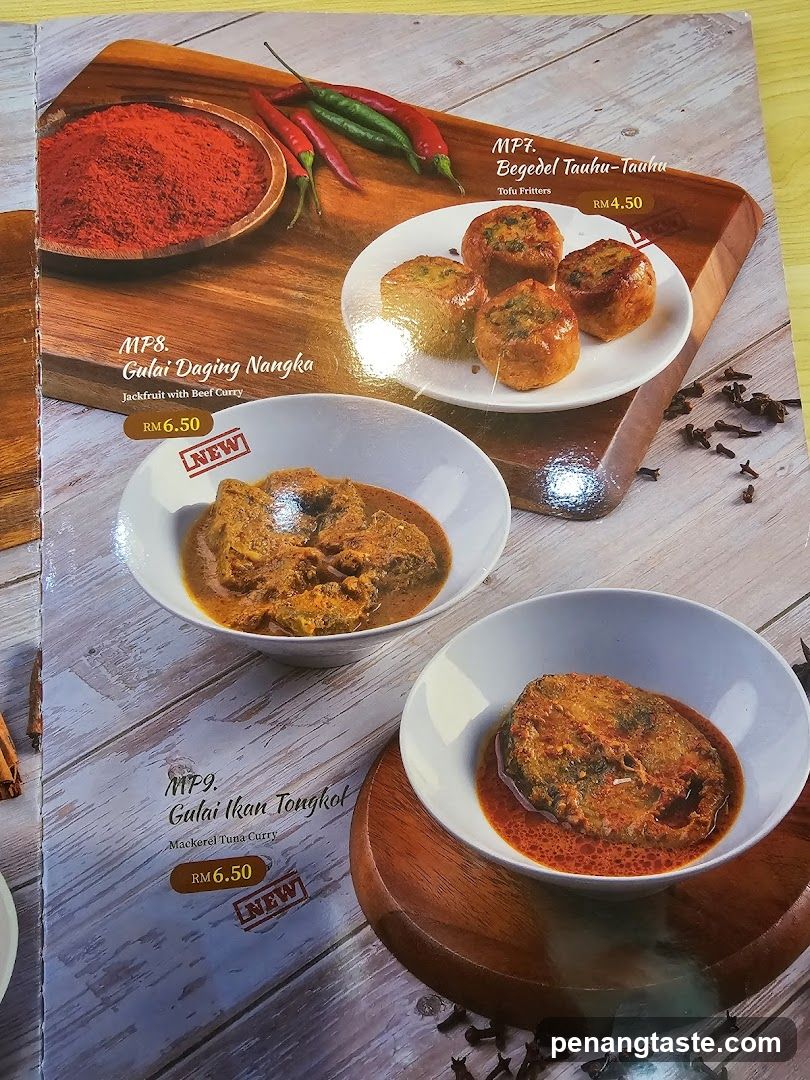 Restaurant Menu Page