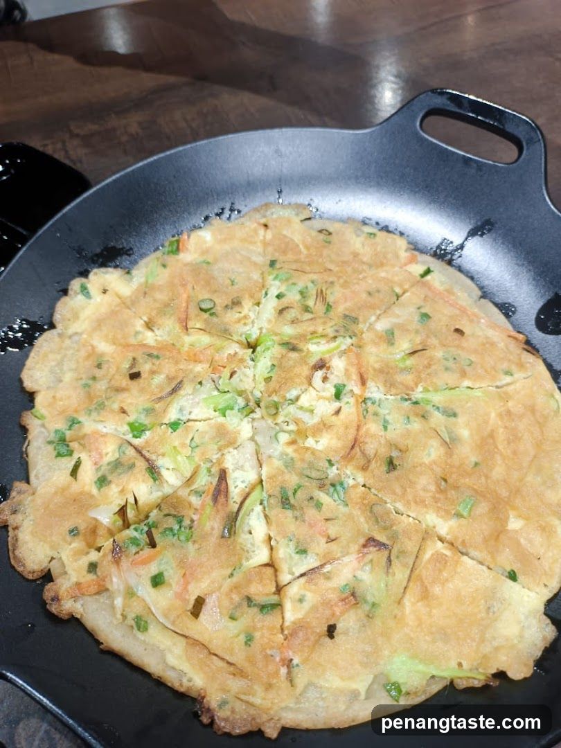 Cooked Pancake in Pan