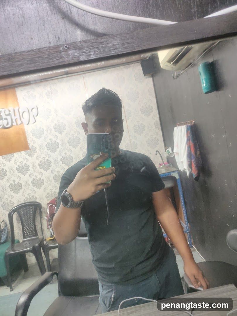 Mirror selfie in interior space