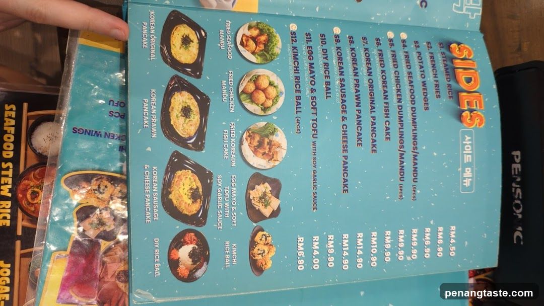 Sides Menu