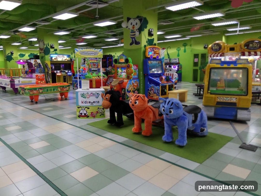 Children's arcade interior
