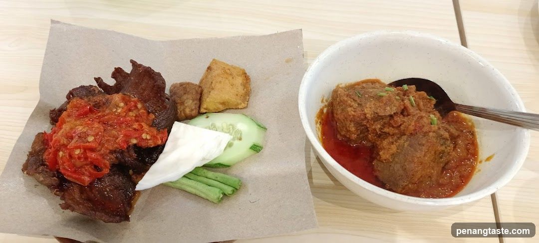 Food served on table