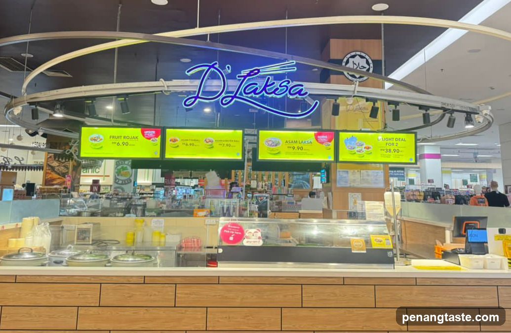 D'Laksa Food Stall Interior