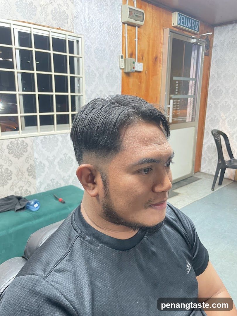 Interior of a barber shop