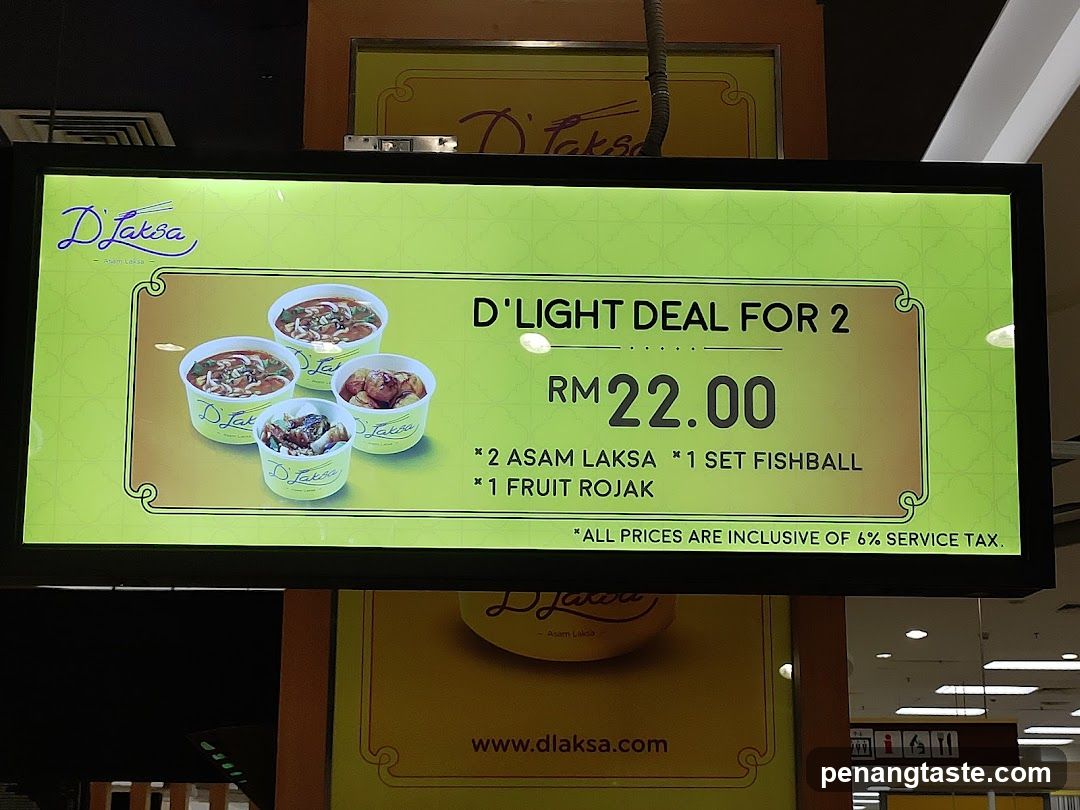 D'Laksa Promotion Display