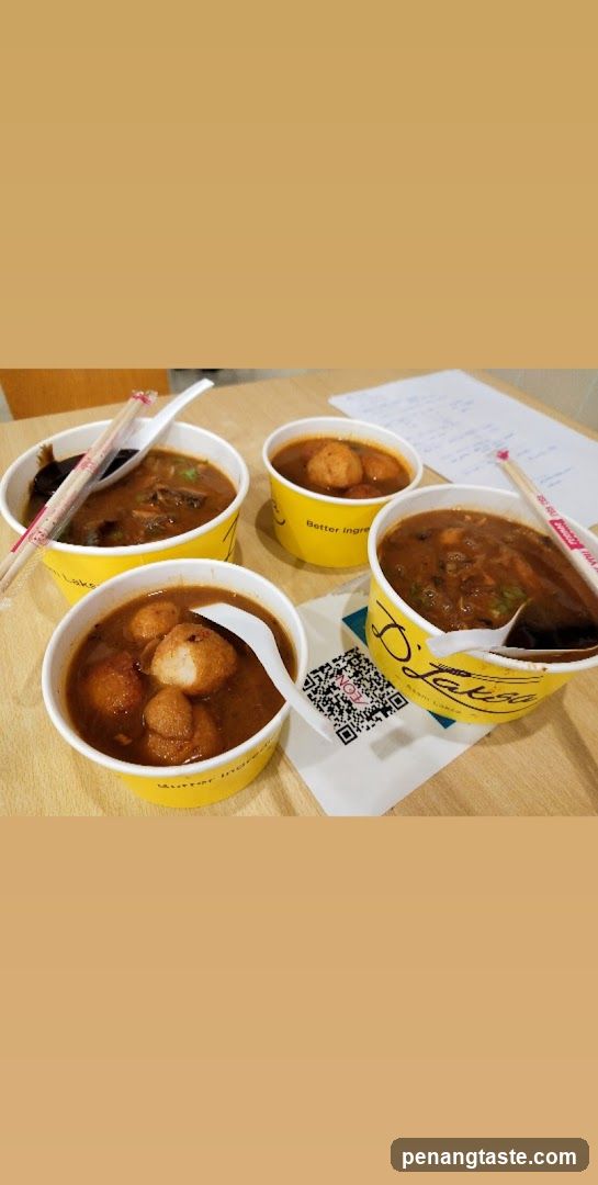 Food served in yellow cups