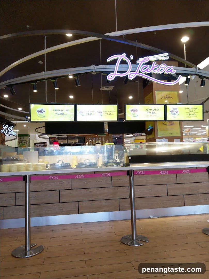 D'Laksa Food Stall Interior