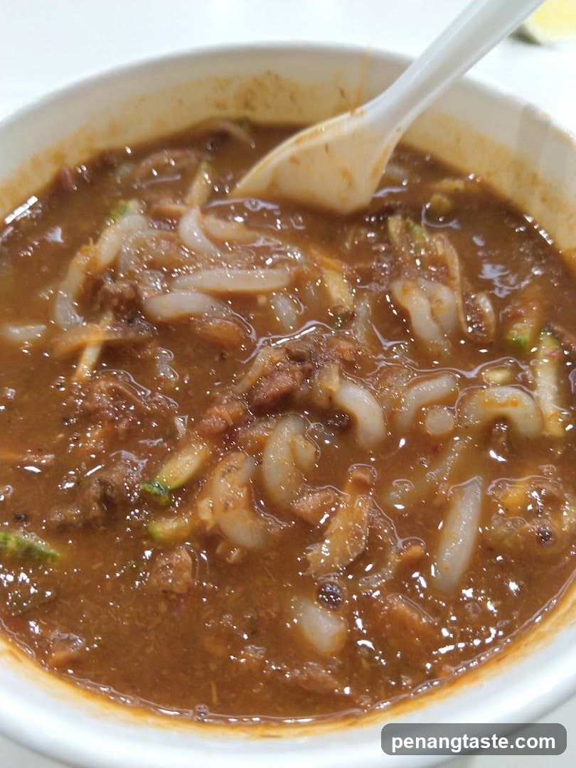 Close-up of noodle soup