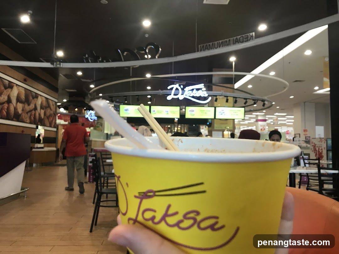 Food Court Interior with O' Laksa Cup