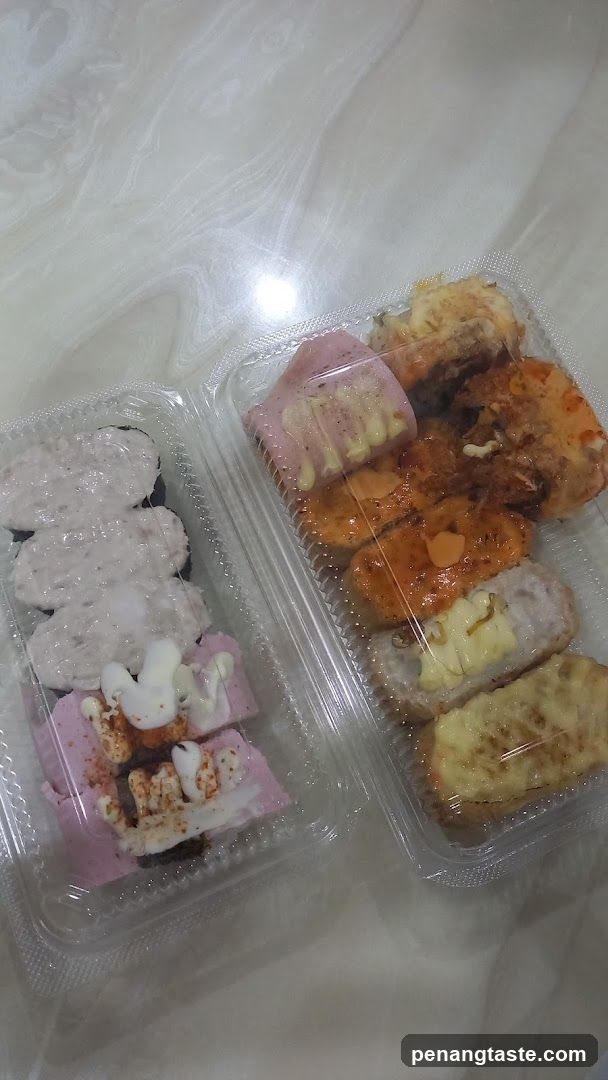 Food in plastic containers
