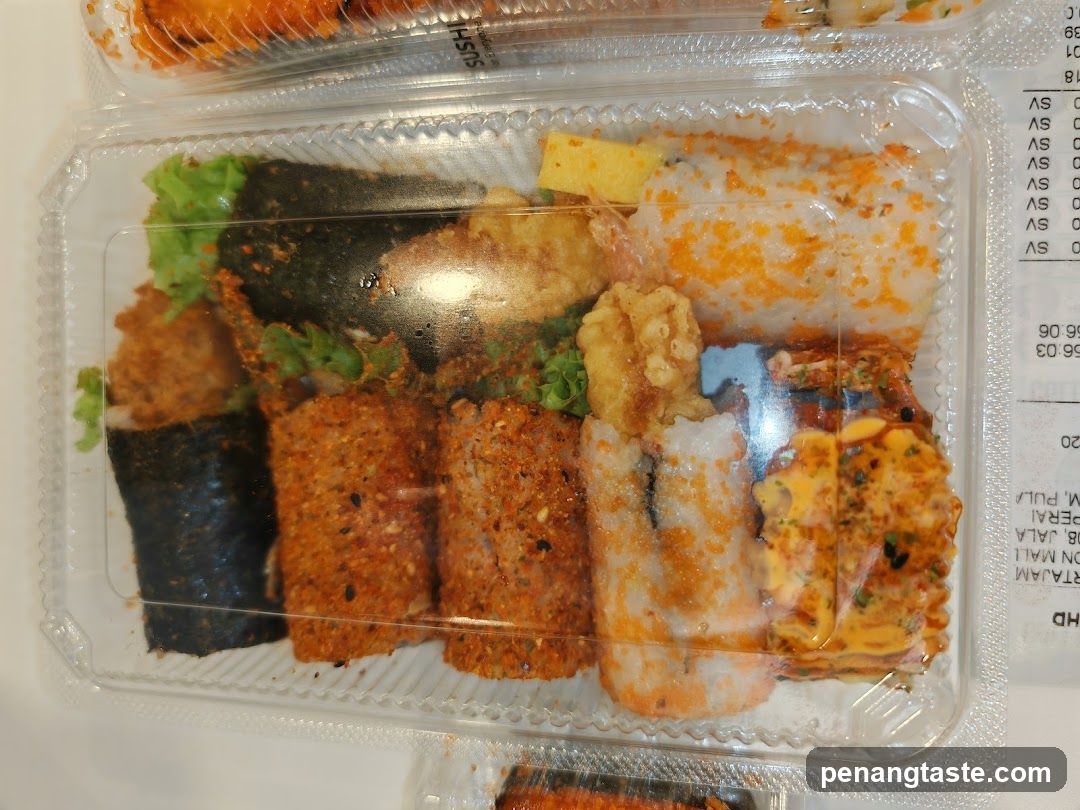 Sushi Platter in Plastic Container