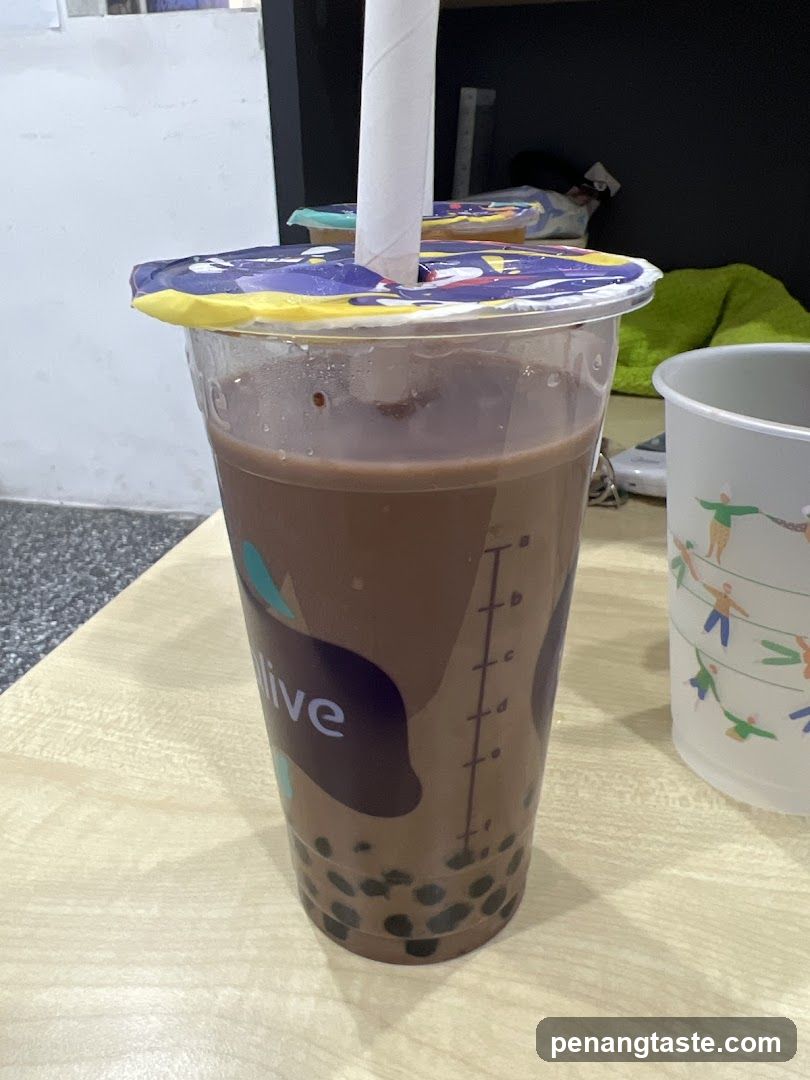 Boba Tea Cup on Table