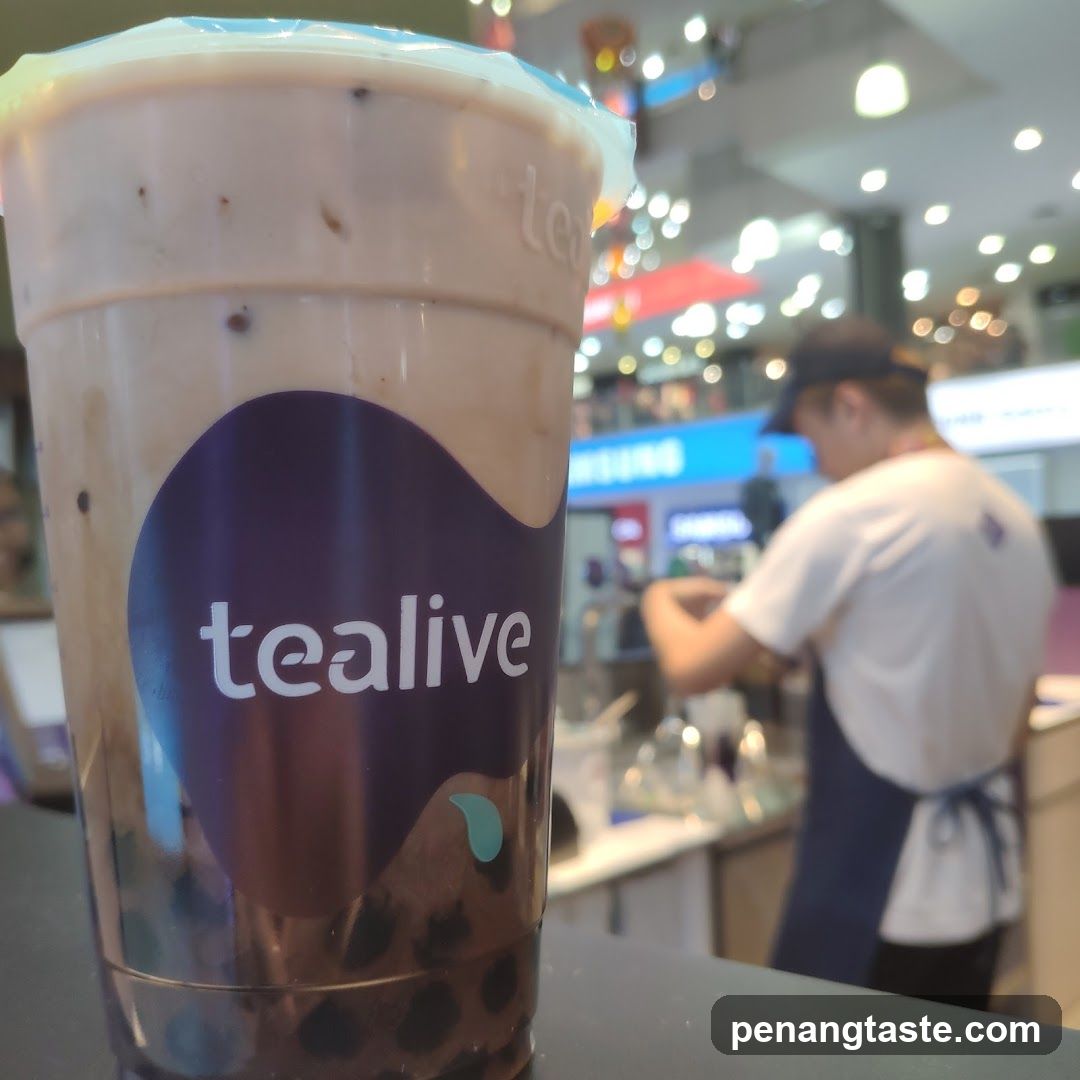 Tealive Bubble Tea Shop Interior