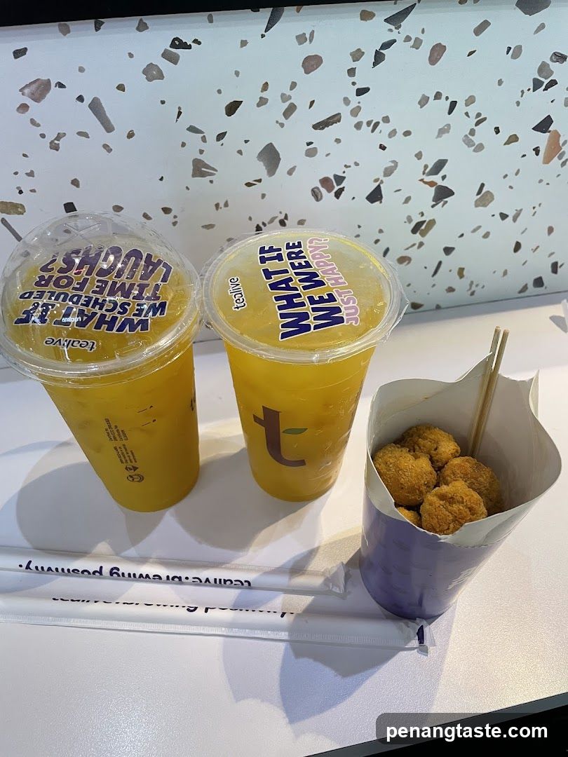Tealife beverages and snacks