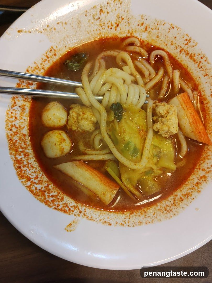 Noodle Bowl with Chopsticks