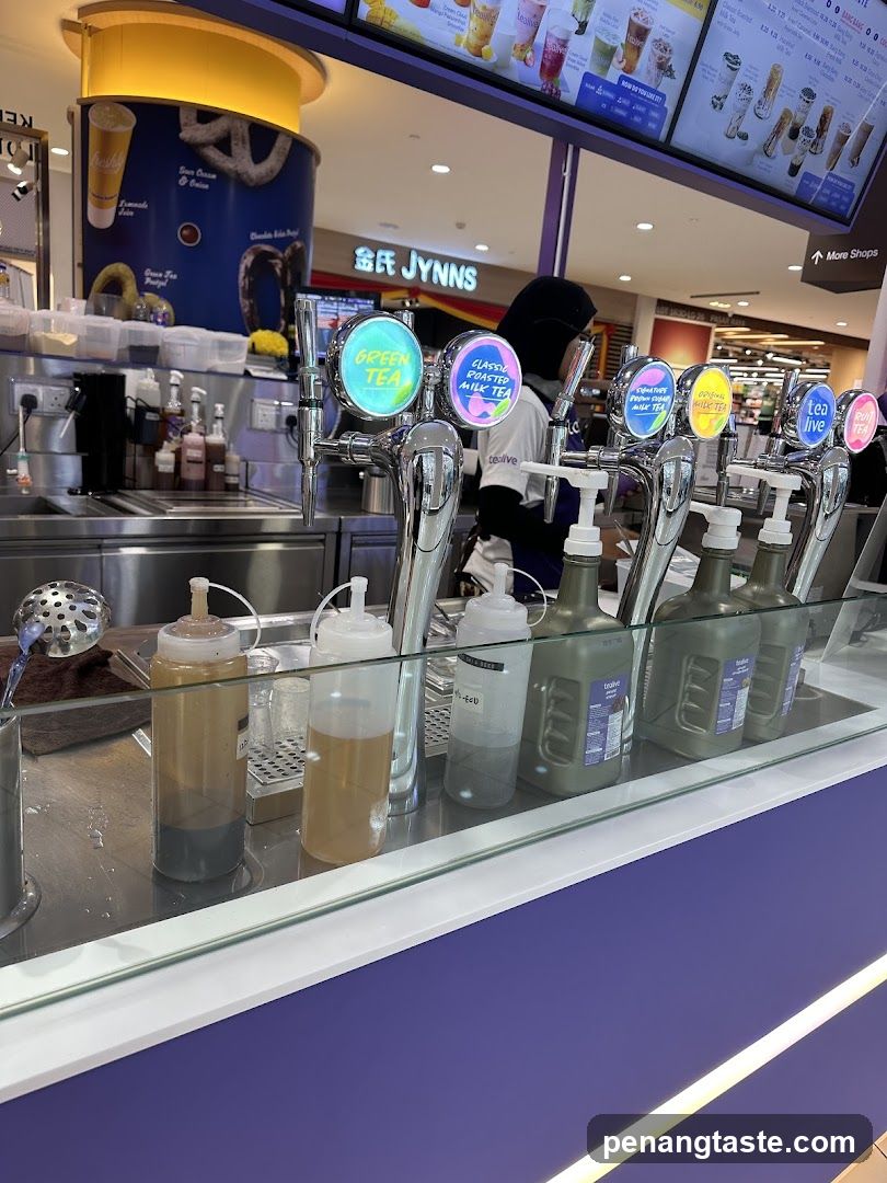 Tea Live Counter Interior