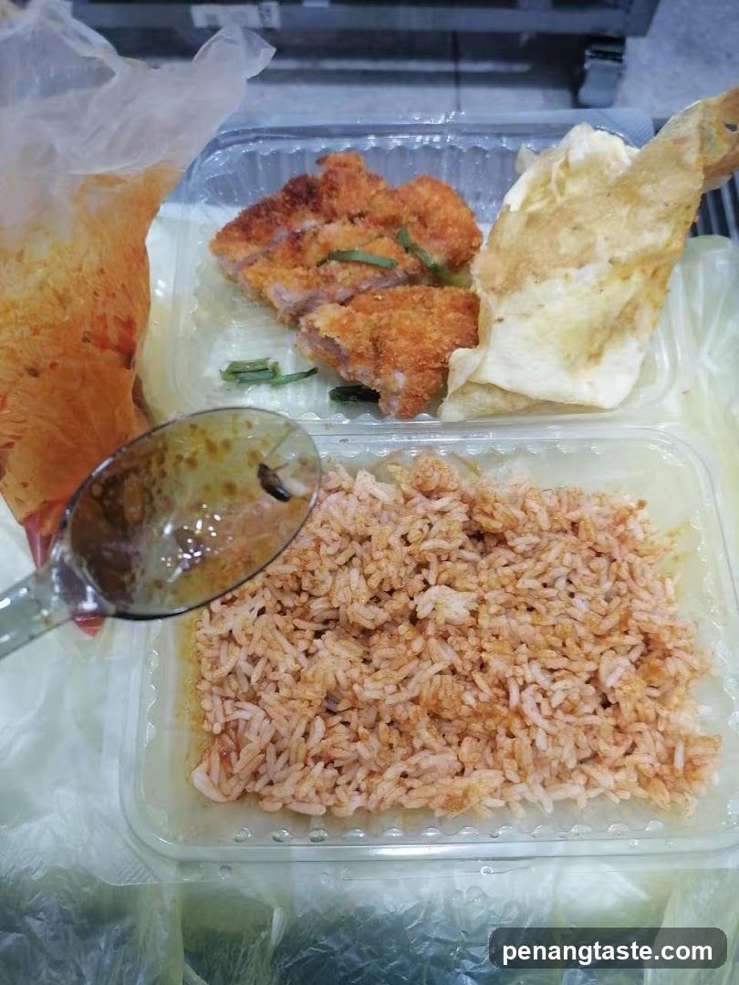 Food in plastic container