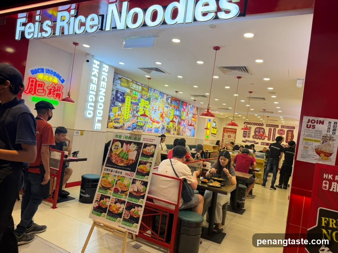 Fei's Rice Noodles storefront interior