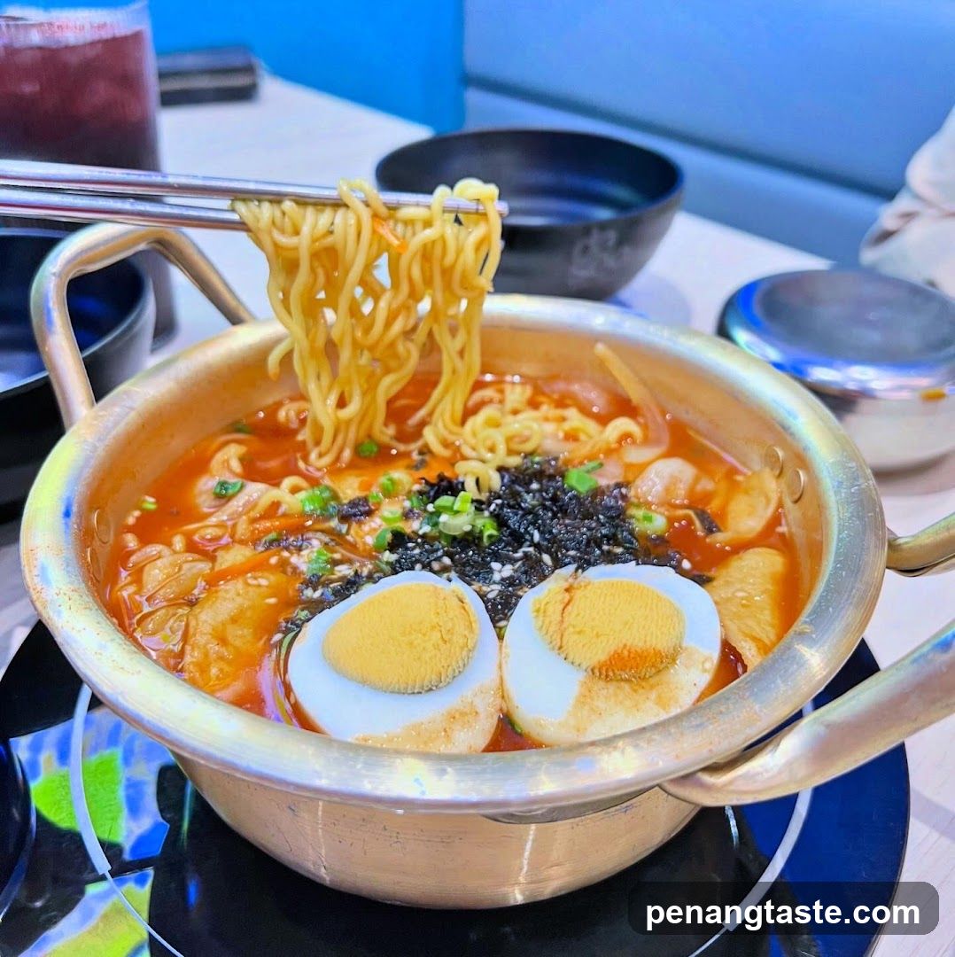 Ramen Bowl with Noodles and Eggs