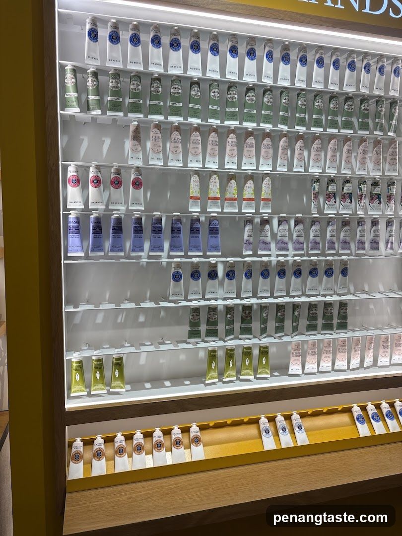 L'Occitane Hand Cream Display