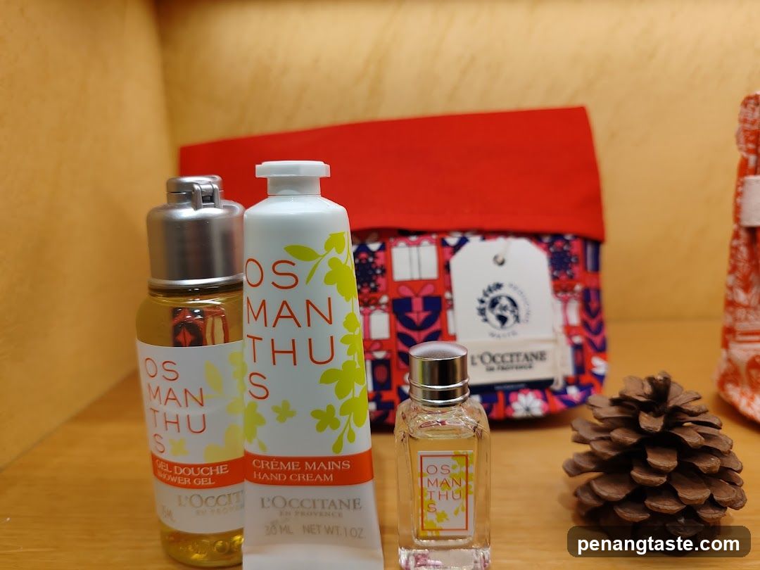 L'Occitane Osmanthus Product Display