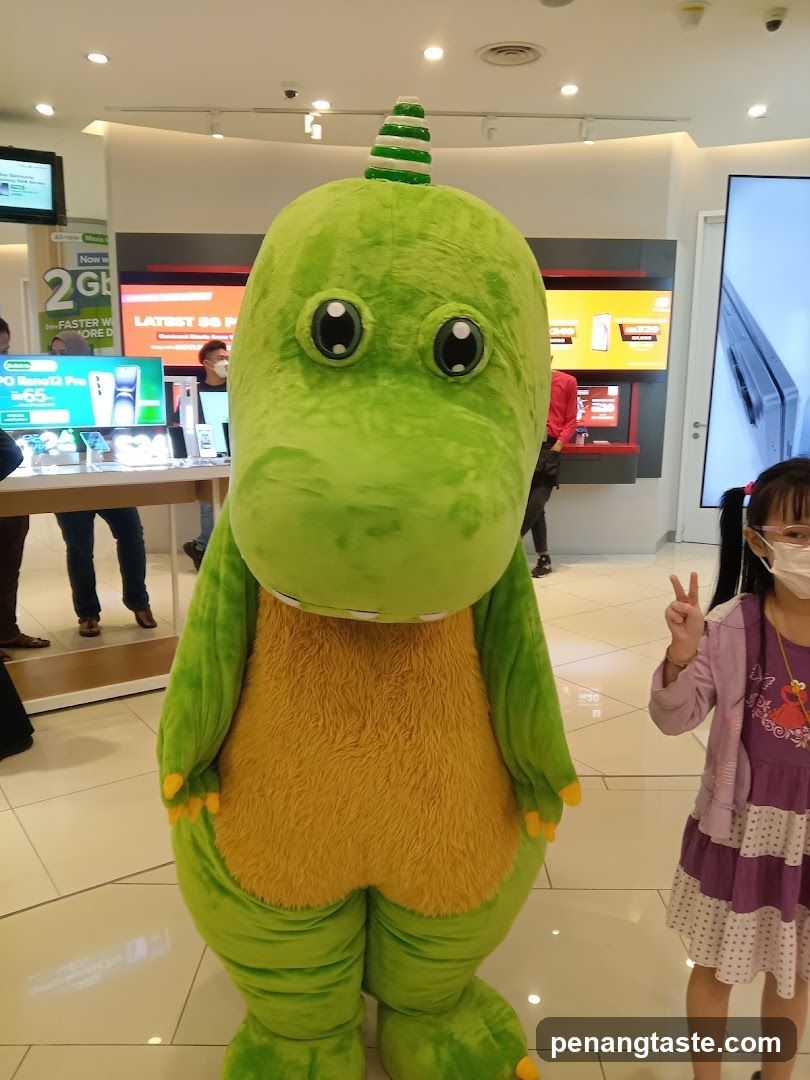 Inside a retail store