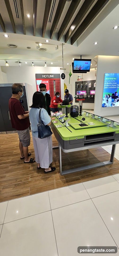 Inside a retail store