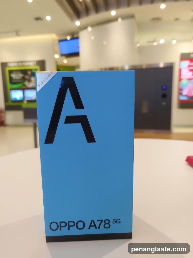 OPPO A78 5G Product Box