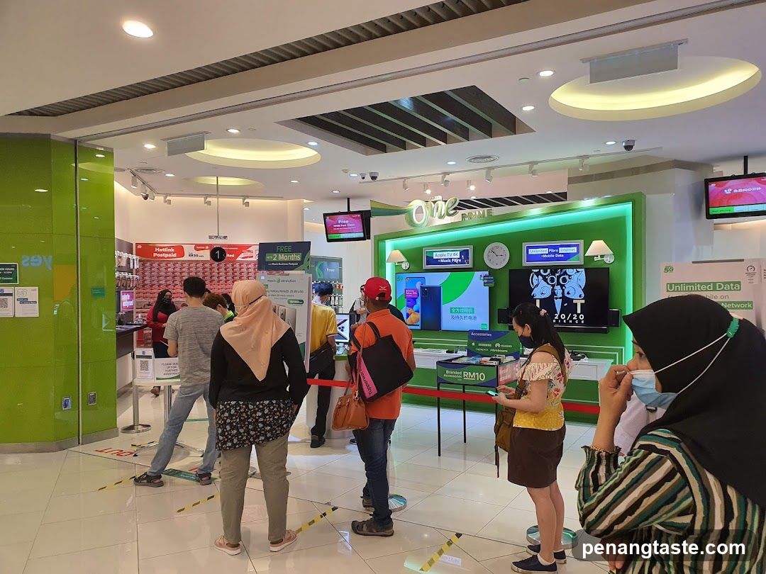 Inside a retail store