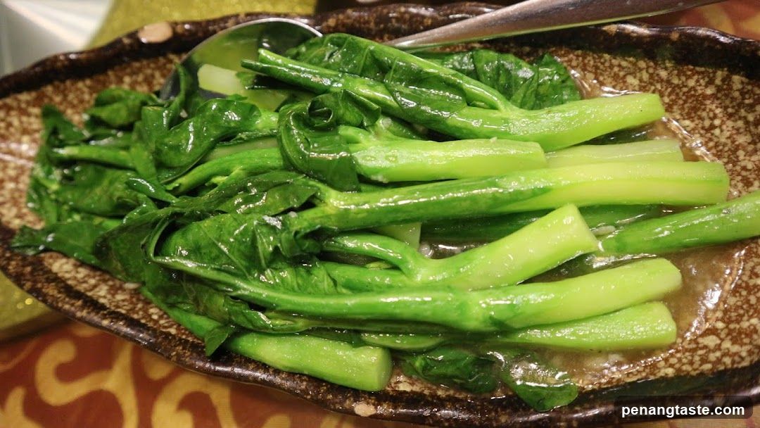 Cooked Greens on Plate