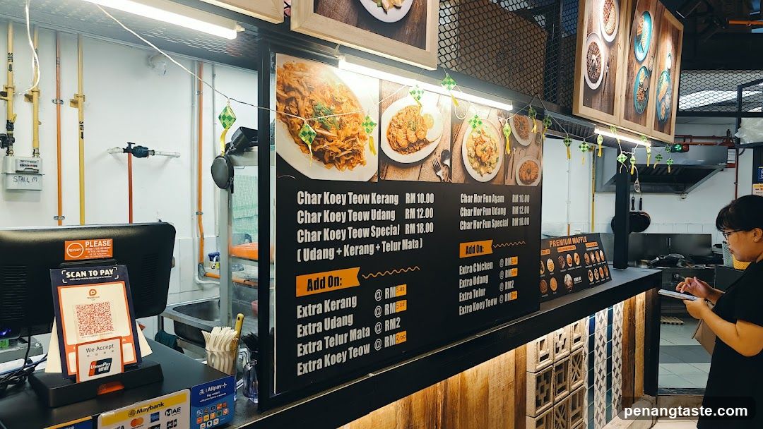 Char Koey Teow Menu Board