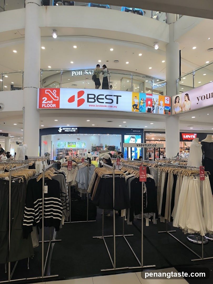 Interior of shopping mall on 2nd floor