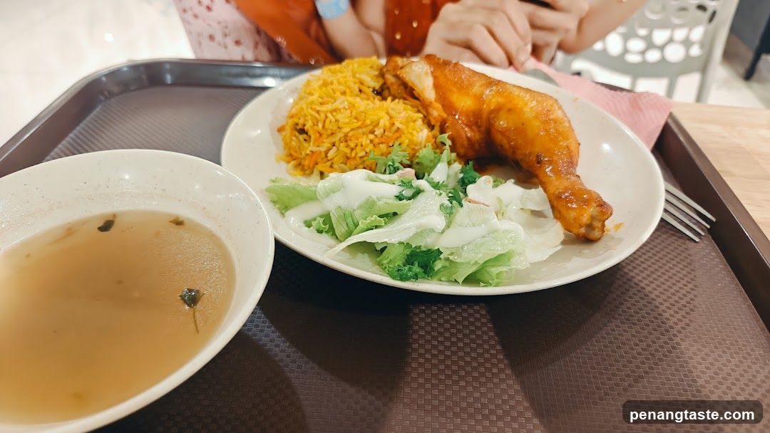 Food served on tray