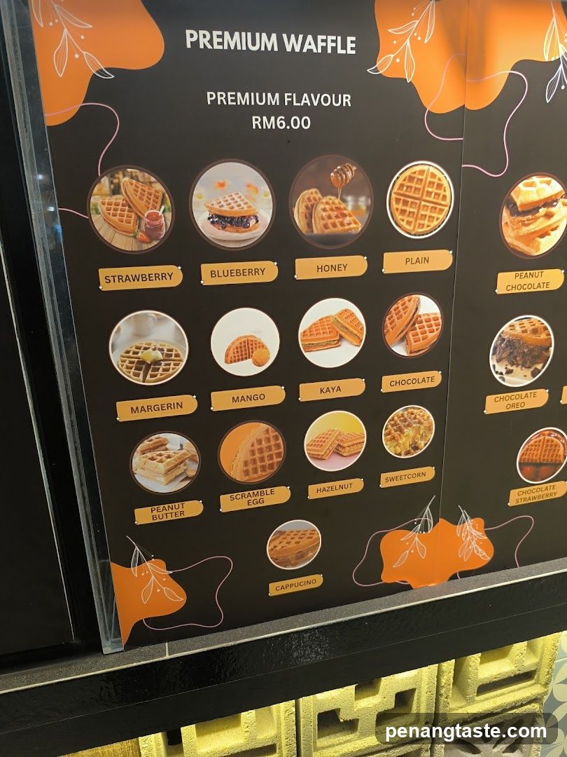 Premium Waffle Menu