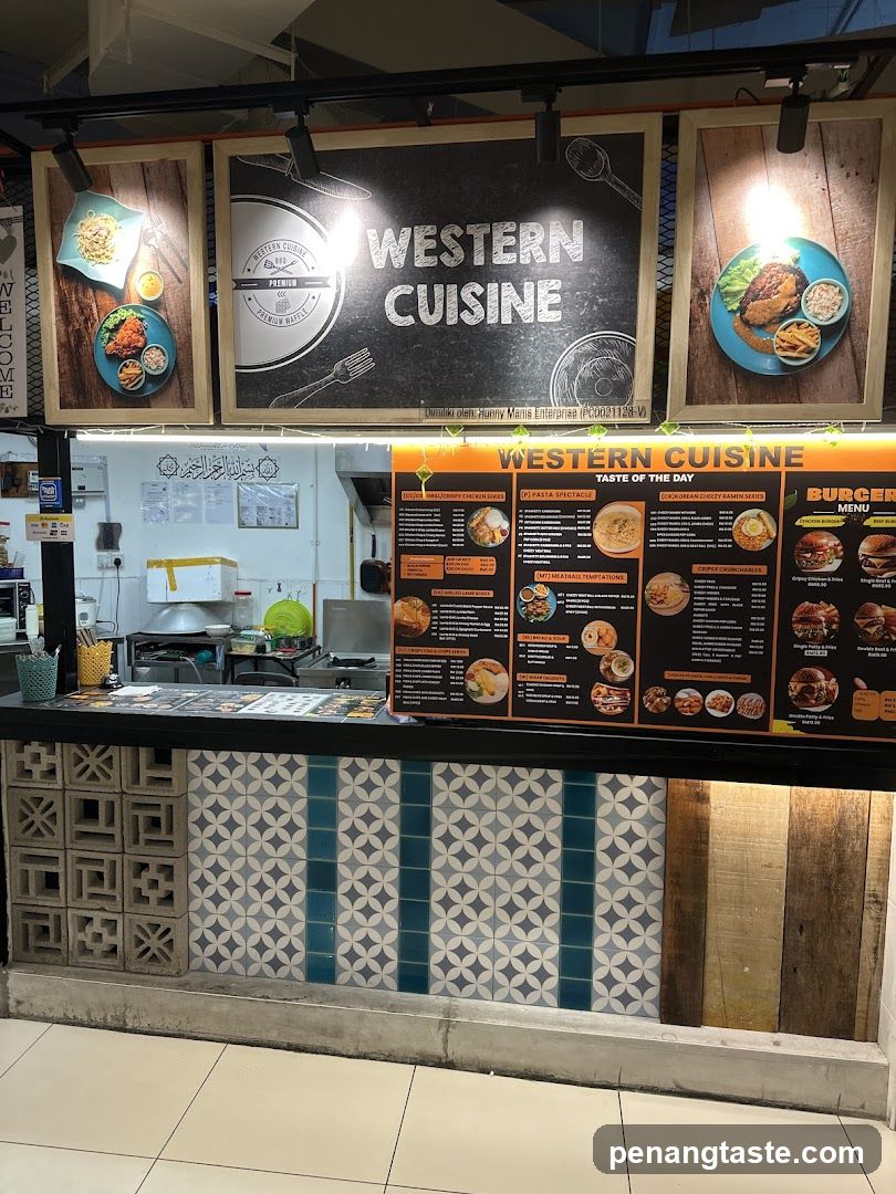 Western Cuisine Food Stall Interior