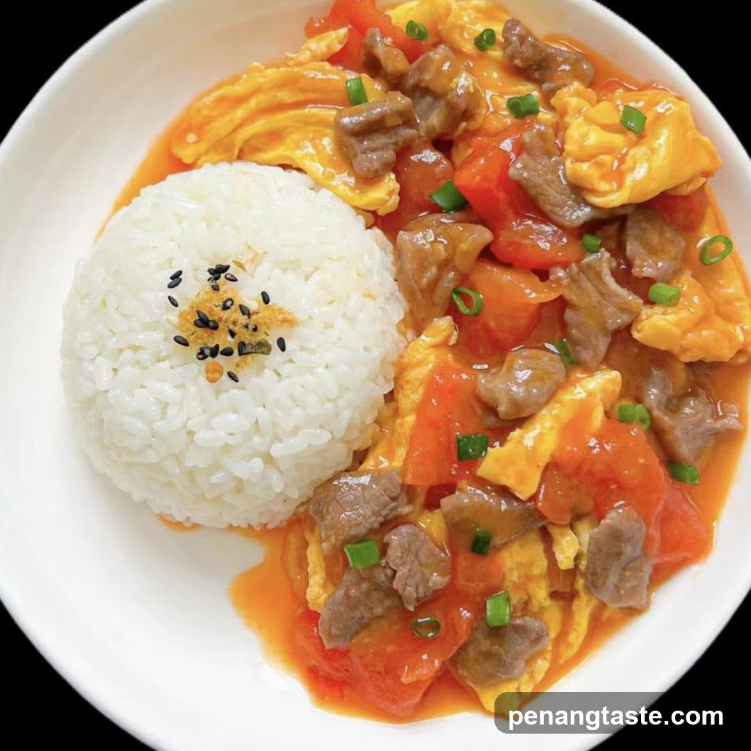 Tomato and Egg with Rice