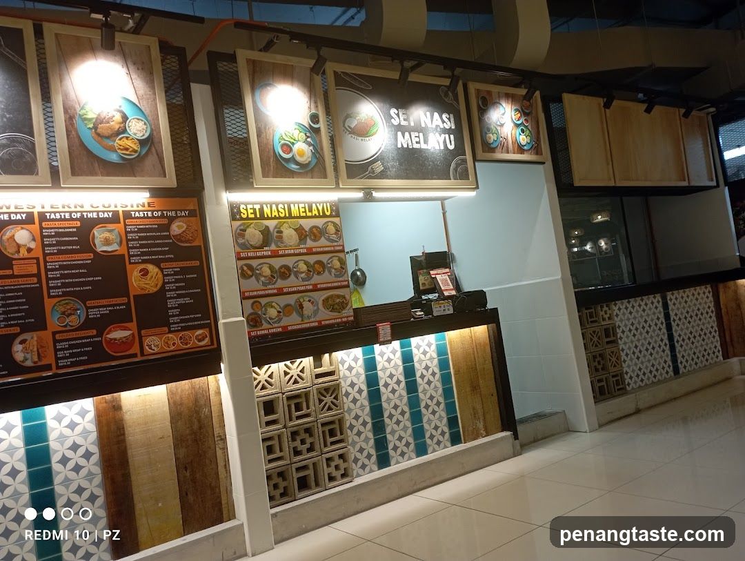 Food stall interior